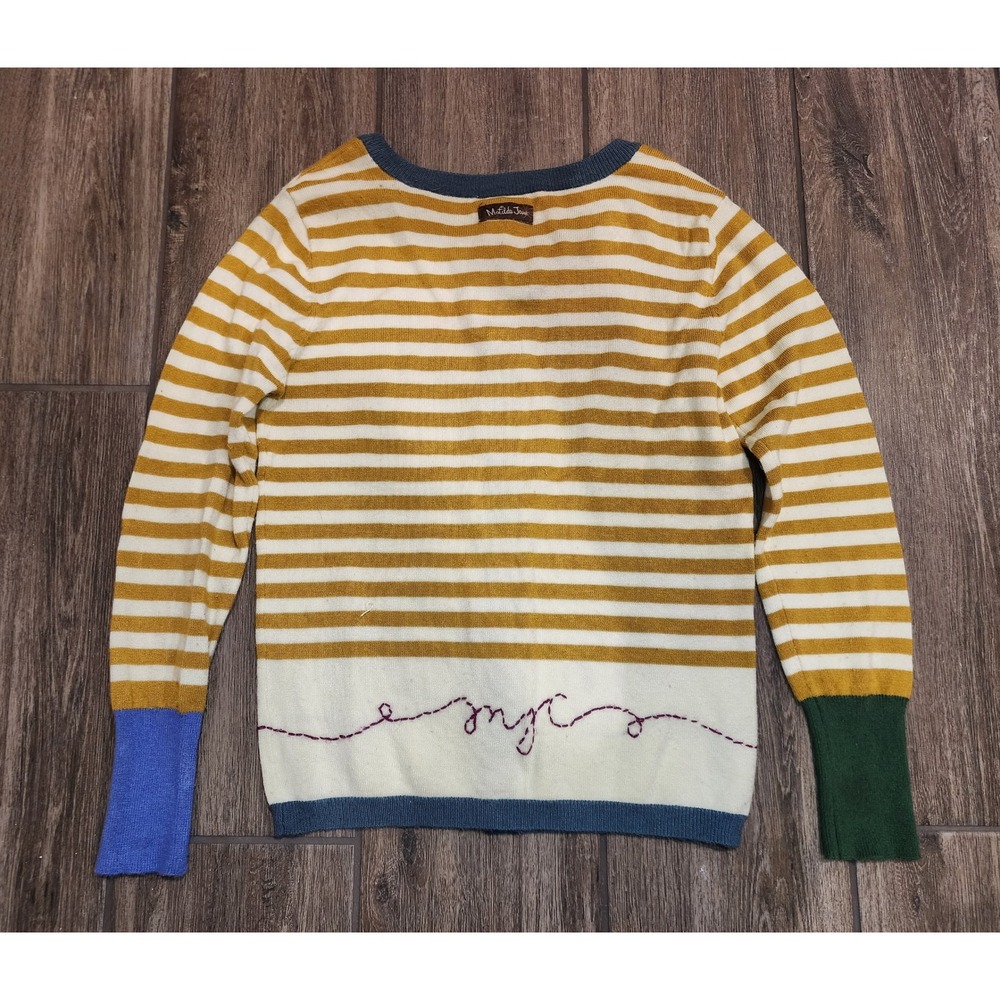 Matilda Jane Paint by Numbers Girls Striped Cardigan Paint Brush Heart Size 6 - Picture 5 of 7